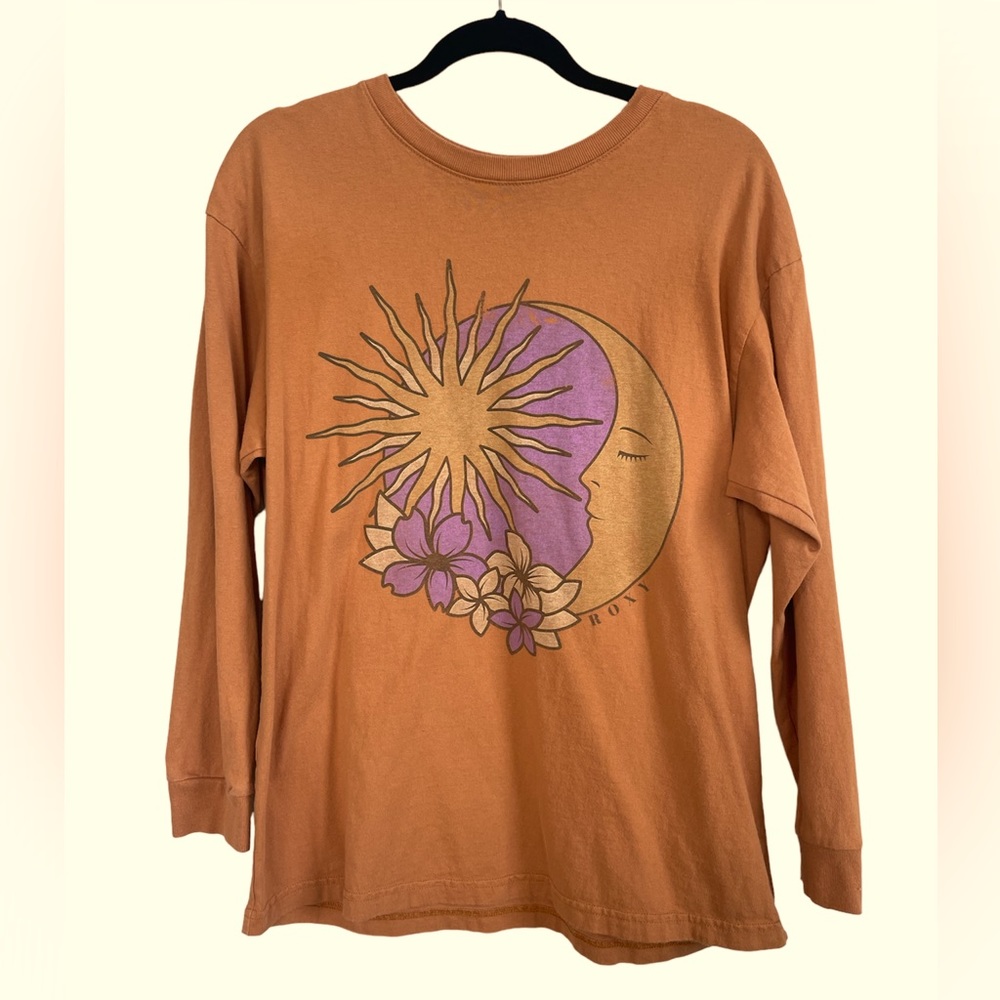 Roxy oversized tee size small